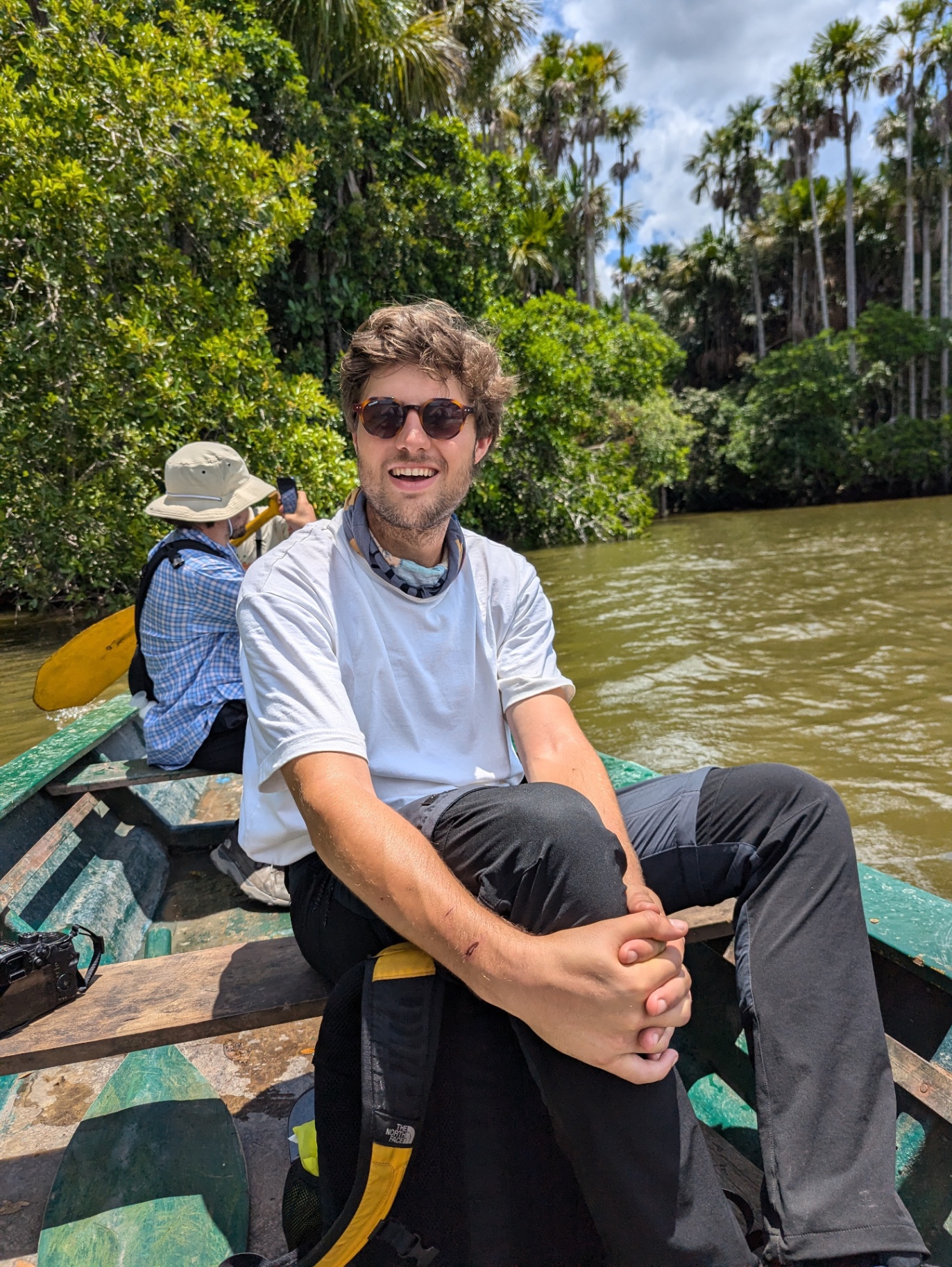 Met de boot door de Amazone — Cas aan dek